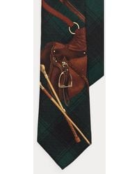 Polo Ralph Lauren - Geruite Wollen Das Met Paardensportprint - Lyst