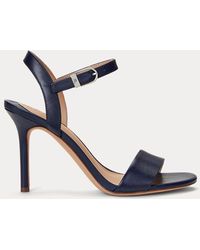 Ralph Lauren - Gwen Nappa Leather Sandal - Lyst