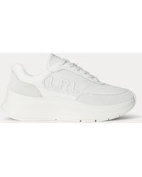 Ralph Lauren - Sneaker Franky Aus Walk- Und Wildleder - Lyst