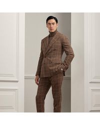 Ralph Lauren Purple Label - Ralph Lauren Kent Handmade Plaid Cashmere Suit - Lyst