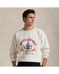 Polo Ralph Lauren - Vintage-Fit Fleece-Sweatshirt Mit Grafik - Lyst