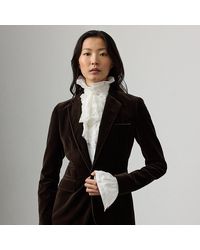 Ralph Lauren - Parker Stretch Velvet Jacket - Lyst