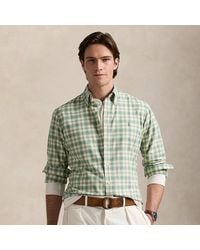Polo Ralph Lauren - Custom Fit Geruit Oxford Overhemd - Lyst