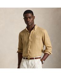 Polo Ralph Lauren - Custom Fit Linen Shirt - Lyst