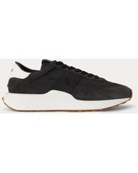 Polo Ralph Lauren - Train 89 Suede-Panelled Trainer - Lyst
