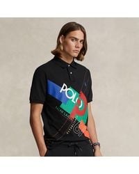 Polo Ralph Lauren - Polo in piqué con logo Classic-Fit - Lyst