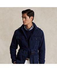 Polo Ralph Lauren - Twill Belted Utility Jacket - Lyst