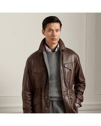 Ralph Lauren - Ripley Leather Four-Pocket Jacket - Lyst
