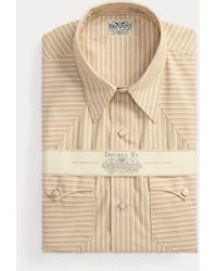RRL - Slim Fit Gestreept Western Overhemd - Lyst