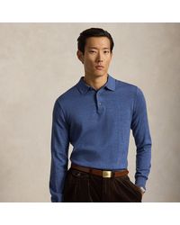 Polo Ralph Lauren - Washable Wool Polo-Collar Jumper - Lyst