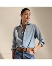 Ralph Lauren - Ralph Lauren Adrien Relaxed Fit Cotton Denim Shirt - Lyst
