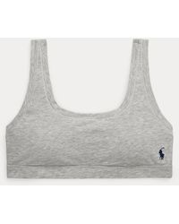Polo Ralph Lauren - Bralette De Algodón Elástico - Lyst