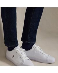 Polo Ralph Lauren - Longwood Leather Sneaker - Lyst