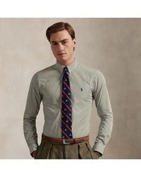 Polo Ralph Lauren - Slim Fit Striped Stretch Poplin Shirt - Lyst