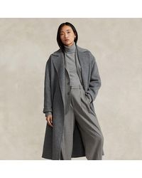 Polo Ralph Lauren - Wool-blend Wrap Coat - Lyst