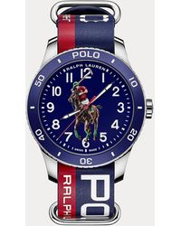 Polo Ralph Lauren Armbanduhr Polo Sport in Blau