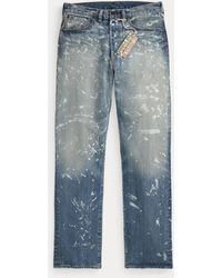 RRL - Straight Fit Fenimore Distressed Jean - Lyst