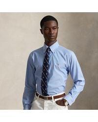 Polo Ralph Lauren - Custom Fit Striped Pinpoint Oxford Shirt - Lyst
