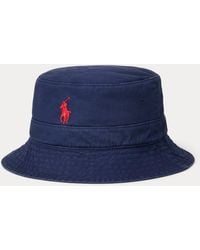 Polo Ralph Lauren - Reversible Twill-Oxford Bucket Hat - Lyst