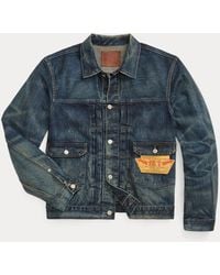 RRL - Giacca trucker Westview in denim - Lyst