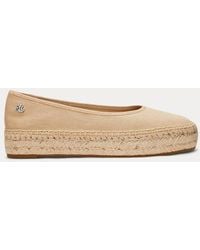 Ralph Lauren - Ralph Lauren Luize Canvas Ballet Espadrille - Lyst