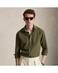 Polo Ralph Lauren - Custom Fit Slub Linen Shirt - Lyst