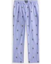 Polo Ralph Lauren - Pantaloni da pigiama Polo Bear a righe - Lyst
