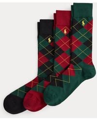 Polo Ralph Lauren - 3-Pk Sokken Van Katoenmix - Lyst