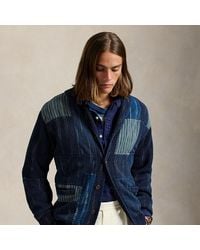 Polo Ralph Lauren - Patchwork Cotton Shawl Cardigan - Lyst