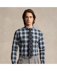 Polo Ralph Lauren - Camicia in popeline scozzese Custom-Fit - Lyst