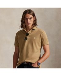 Polo Ralph Lauren - Custom Slim Fit Mesh Polo Shirt - Lyst