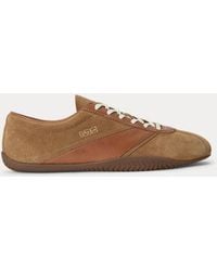 Polo Ralph Lauren - Rl Racer Vector Suede Trainer - Lyst