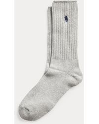 Polo Ralph Lauren - Cotton-Blend Crew Socks - Lyst