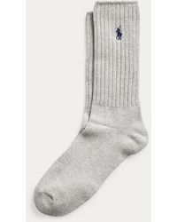 Polo Ralph Lauren - Cotton-Blend Crew Socks - Lyst