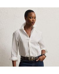 Ralph Lauren Collection - Camicia Charmain in popeline Slim-Fit - Lyst