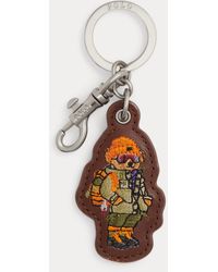Polo Ralph Lauren - Polo Bear Leather Key Fob - Lyst