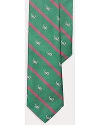 Polo Ralph Lauren - Cravatta Club in reps di seta a righe - Lyst