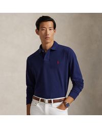 Polo Ralph Lauren - Custom Slim Fit Mesh Polo Shirt - Lyst