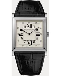 Ralph Lauren - Rl867 Zilver 32 Mm Witte Wijzerplaat - Lyst