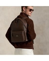 Polo Ralph Lauren - Pebbled Leather Backpack - Lyst