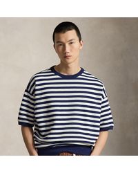 Polo Ralph Lauren - Relaxed Fit Striped Fleece Sweatshirt - Lyst