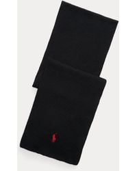Polo Ralph Lauren - Rib-Knit Cotton Scarf - Lyst