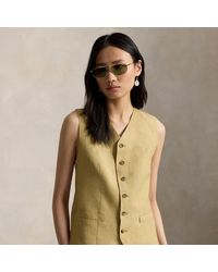 Polo Ralph Lauren - Buttoned Délavé Linen Waistcoat - Lyst