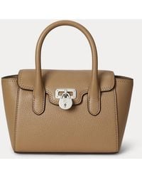 Ralph Lauren - Petite Sacoche Tanner En Cuir Grainé - Lyst