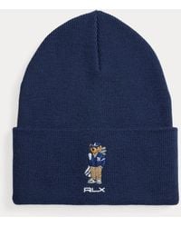 Ralph Lauren - Bonnet Polo Bear En Laine - Lyst