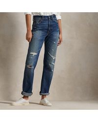 Polo Ralph Lauren - High-rise Relaxed Straight Jean - Lyst