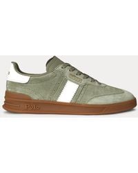 Polo Ralph Lauren - Sneaker Heritage Aera in camoscio - Lyst
