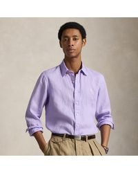 Polo Ralph Lauren - Custom Fit Linen Shirt - Lyst