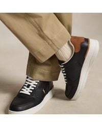 Polo Ralph Lauren - Masters Court Leather Trainer - Lyst
