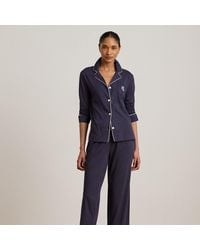 Ralph Lauren - Knit Cotton-blend Sleep Set - Lyst
